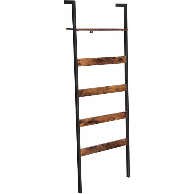 Ljestve za kupaonicu Rustic smeđa/crna 60x176