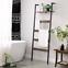 Ljestve za kupaonicu Rustic smeđa/crna 60x176,3