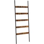 Ljestve za kupaonicu Rustic 2 smeđa/crna 60x176