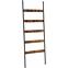 Ljestve za kupaonicu Rustic 2 smeđa/crna 60x176