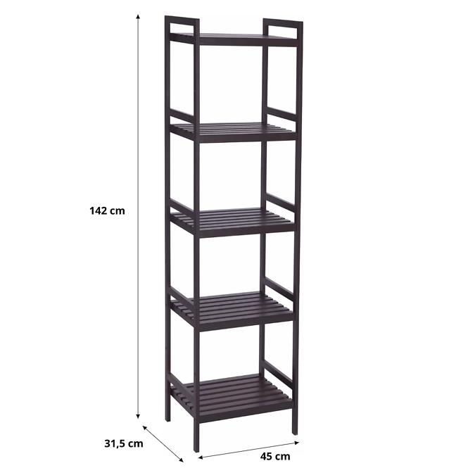 Regal za police smeđa 45x31,5x142,2