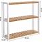 Regal za police prirodni hrast/bijela 60x15x55,2