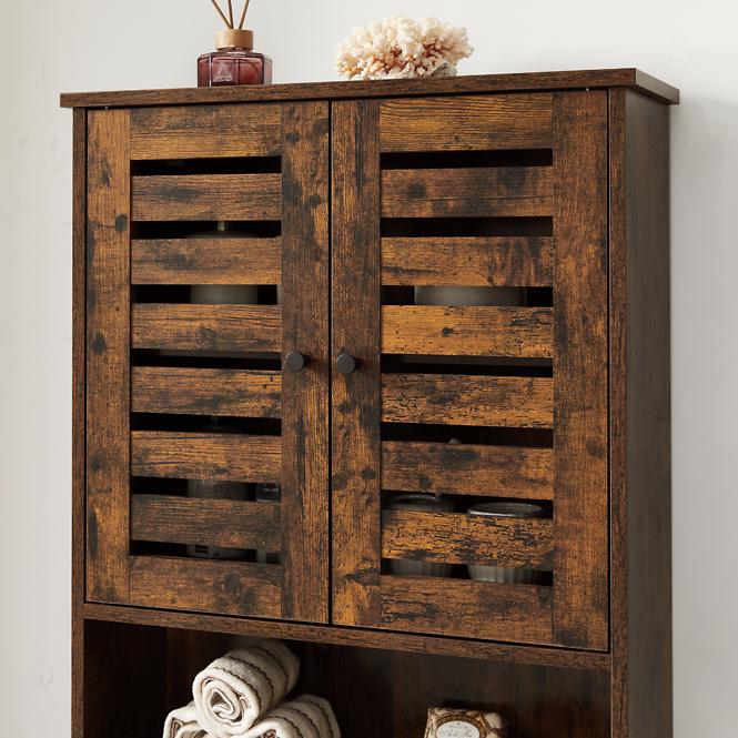 Viseći kupaonski ormarić Foggia Rustic Brown