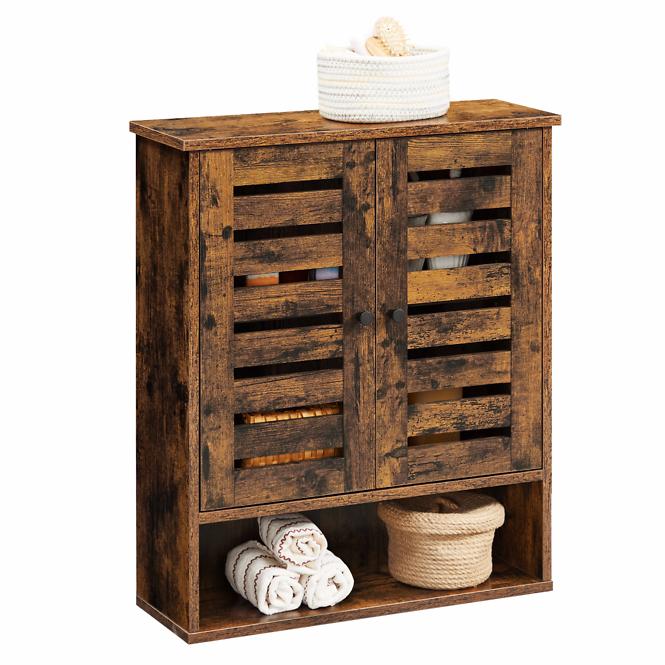 Viseći kupaonski ormarić Foggia Rustic Brown
