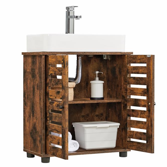 Ormarić za kupaonicu Foggia Rustic Brown
