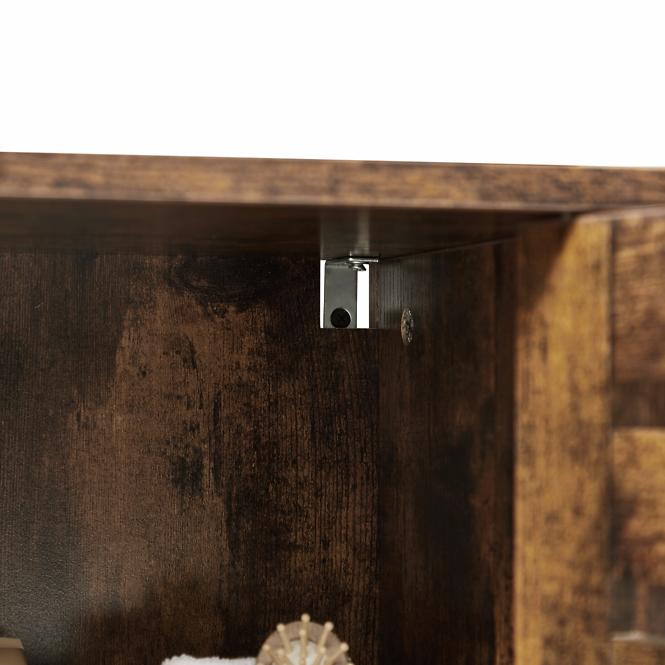 Ormarić za kupaonicu Foggia Rustic Brown