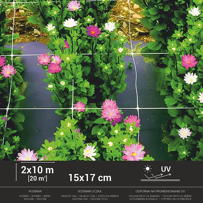 Potporna mreža za biljke 8g/m215x17 mm 2x10 m