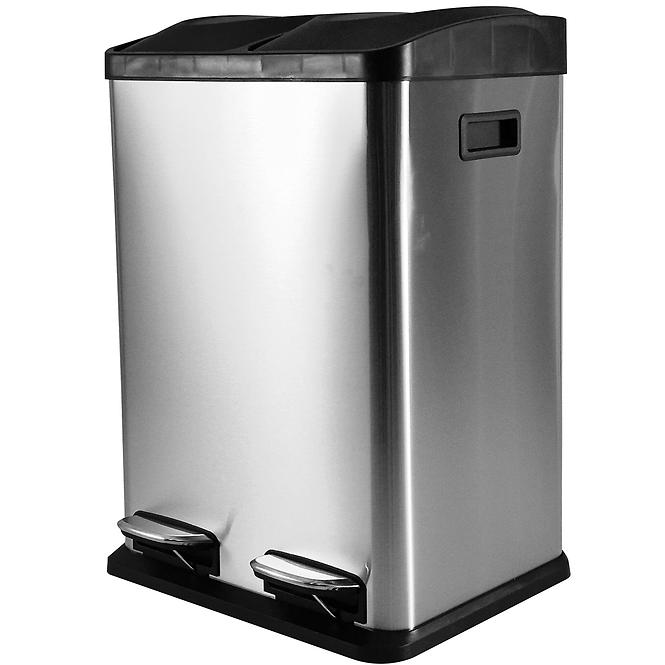 Kanta za smeće s pedalom ftc1738b 40L (2x20L) srebrna