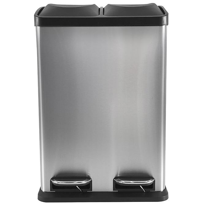 Kanta za smeće s pedalom ftc1738b 40L (2x20L) srebrna