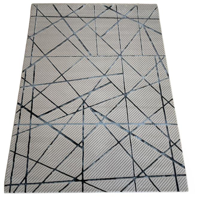 Tepih Kingston 1,4/1,9 9136a srebrni/sivi