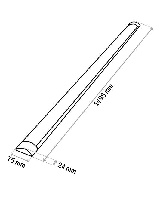 SVJETILJKA BATTEN LED BIJELA 45W Q-36B