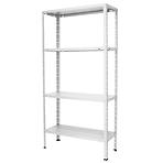 Metalni Regal za skladištenje 147x75x30 cm 4 police/40 kg