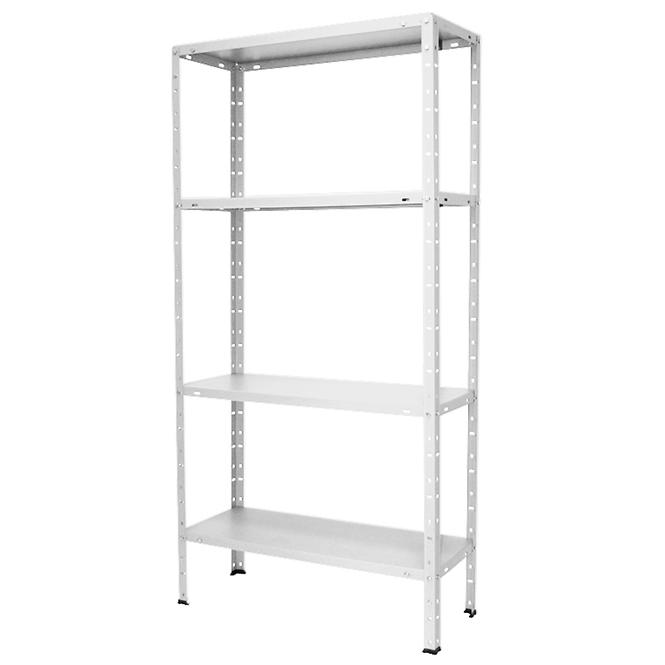 Metalni Regal za skladištenje 147x75x30 cm 4 police/40 kg