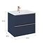 Kupaonski set ormarić s umivaonikom Merkado 60 2S Navy Blue,2