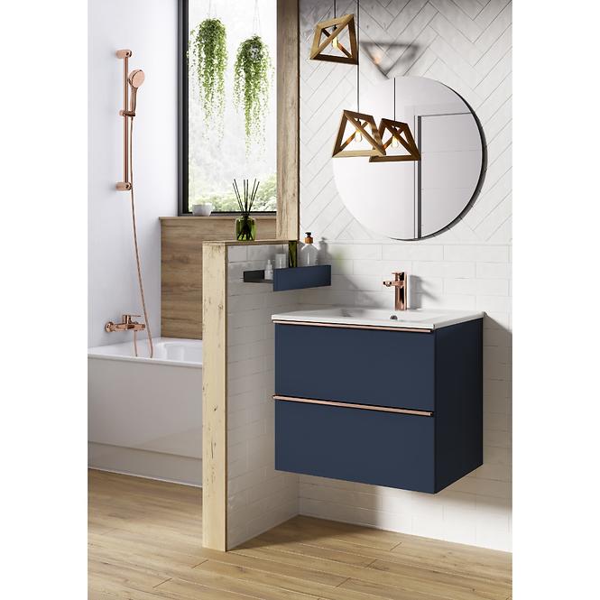 Kupaonski set ormarić s umivaonikom Merkado 60 2S Navy Blue