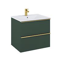Kupaonski set ormarić s umivaonikom Merkado 60 2S Forest Green