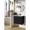 Kupaonski set ormarić s umivaonikom Merkado 80 2S Black Matt,3