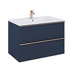 Kupaonski set ormarić s umivaonikom Merkado 80 2S Navy Blue