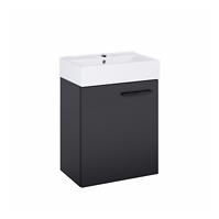 Kupaonski set ormarić s umivaonikom Mini 45 Black Matt (ručka Black Matt)