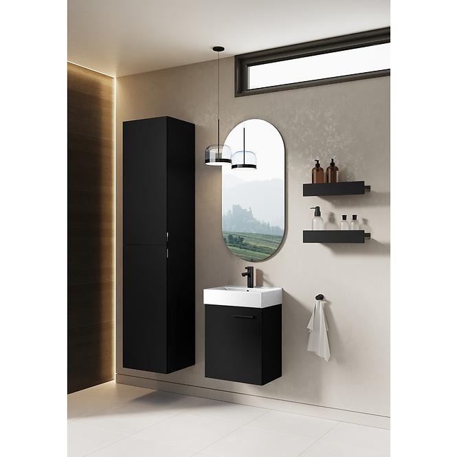 Kupaonski set ormarić s umivaonikom Mini 45 Black Matt (ručka Black Matt)