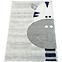 Tepih Quincey 1,25/1,7 A2714a Ojf tamnoplavi/krem