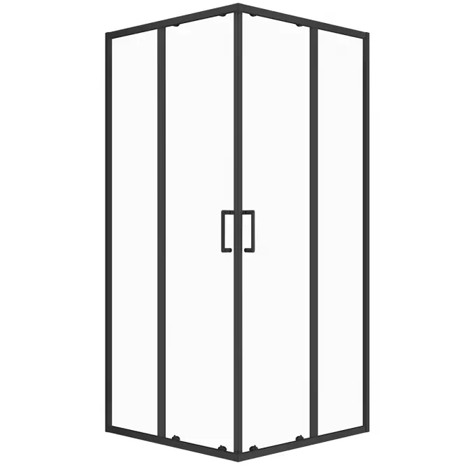 Tuš kabina Rio 80x80x190 black