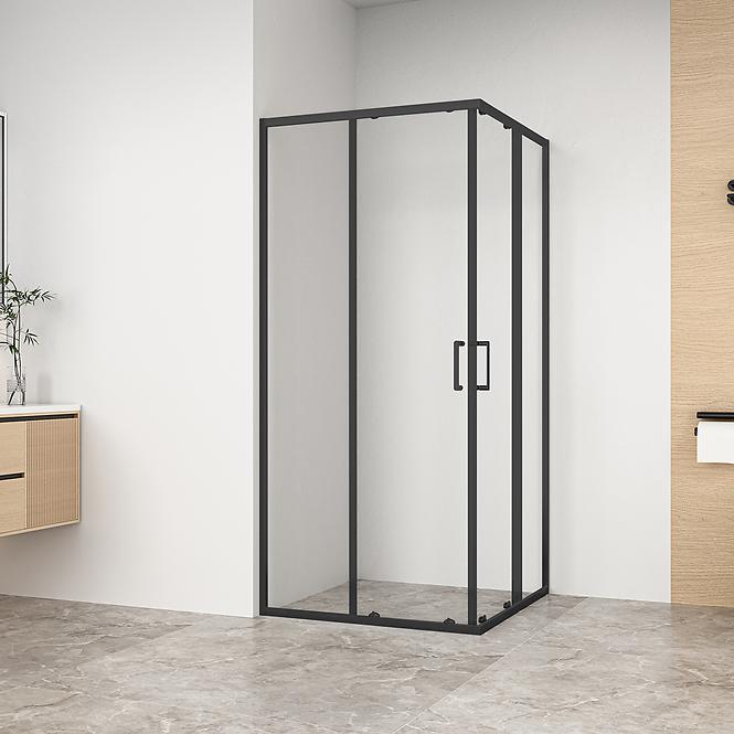 Tuš kabina Rio 80x80x190 black