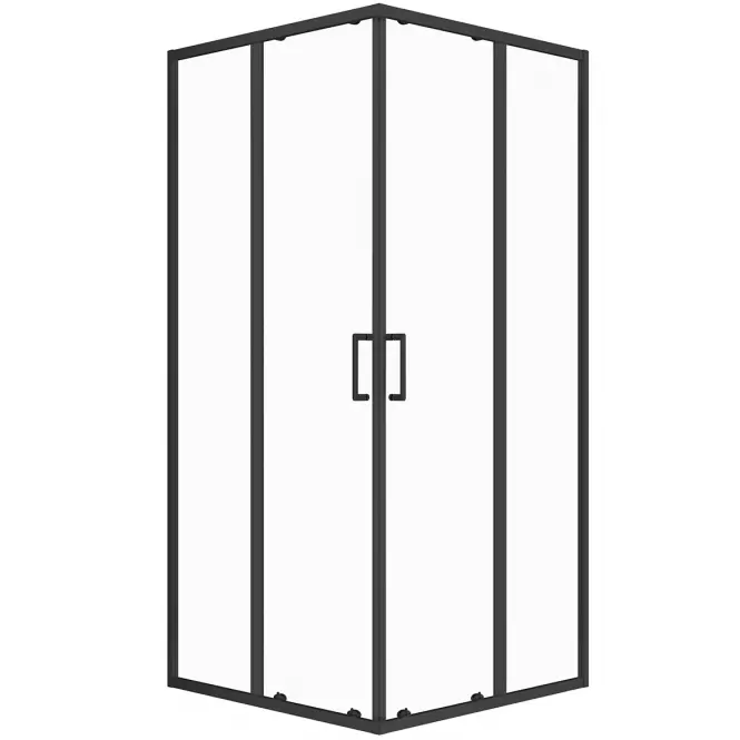 Tuš kabina Rio 90x90x190 black
