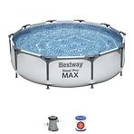 Bazen s metalnom konstrukcijom i pumpom, Steel Pro Max, okrugli, 305 x 76 cm, 56438