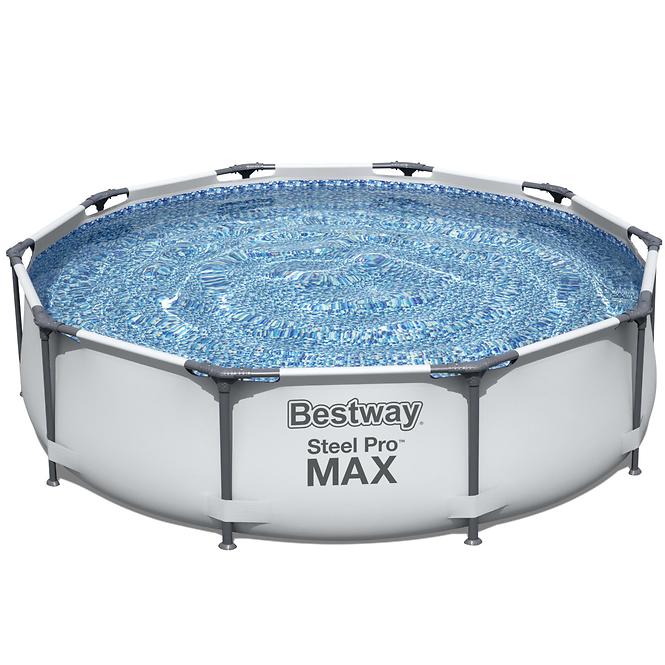 Bazen s metalnom konstrukcijom i pumpom, Steel Pro Max, okrugli, 305 x 76 cm, 56438