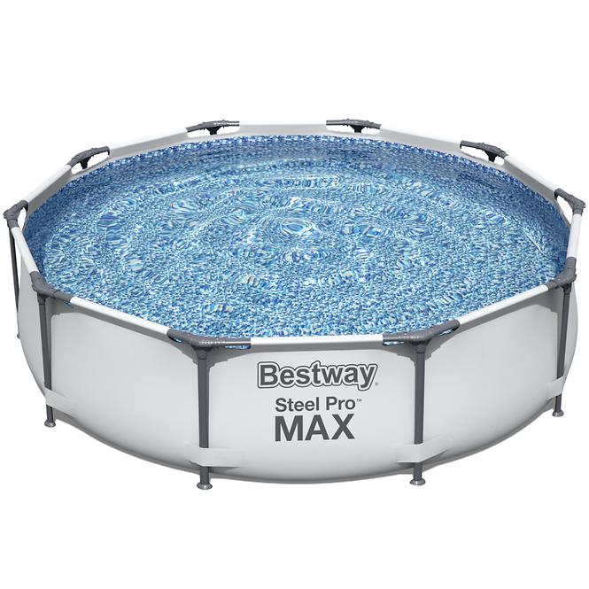 Bazen s metalnom konstrukcijom i pumpom, Steel Pro Max, okrugli, 305 x 76 cm, 56438
