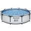 Bazen s metalnom konstrukcijom i pumpom, Steel Pro Max, okrugli, 305 x 76 cm, 56438,9