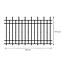 PRZĘSŁO BREMA 117,5X200 RAL9005 W6161,2