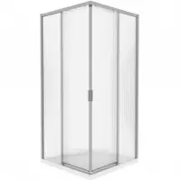 Tuš kabina kvadratna Eter 80x80x190 krom