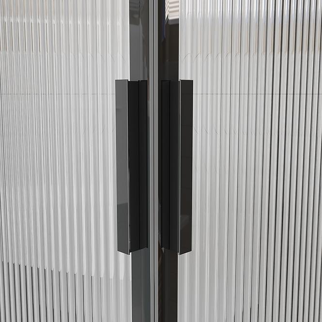 Tuš kabina kvadratna Eter 90x90x190 black