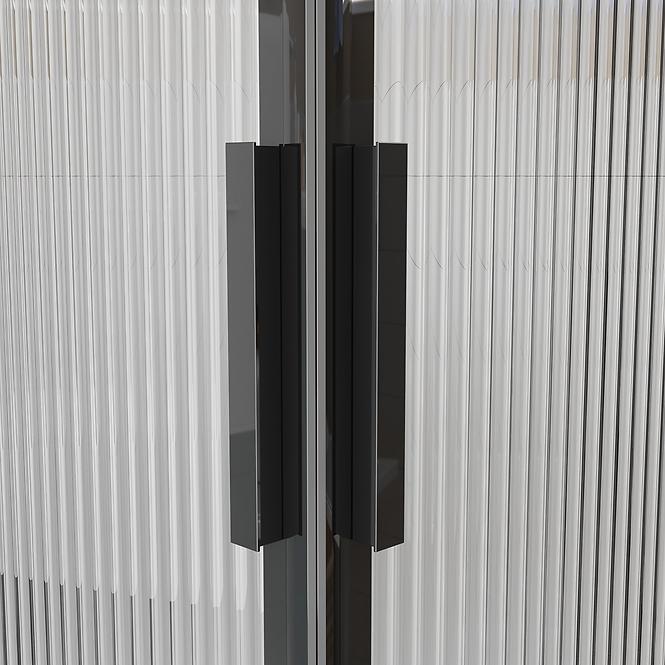 Tuš kabina kvadratna Eter 80x80x190 black
