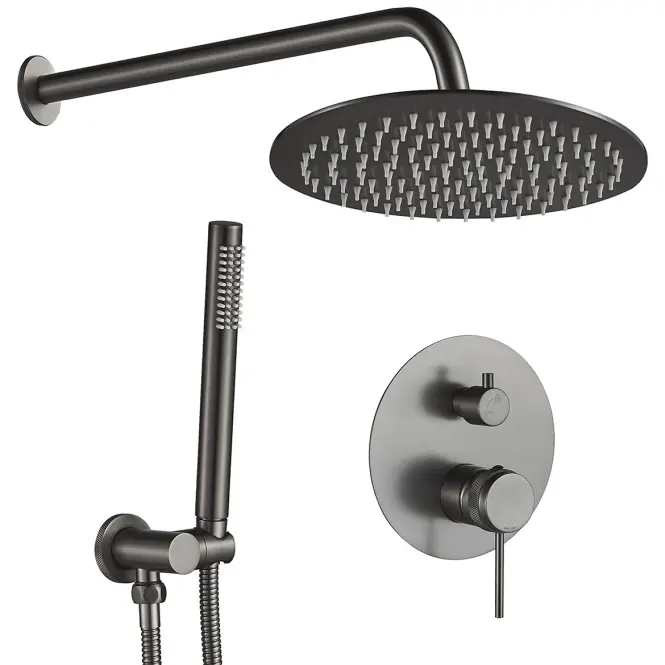 Ugradbeni tuš set Rea Lungo Grip titan + BOX