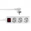 PRODUŽNI KABEL S UTIČNICAMA BIJELE BOJE SCHUKO 3XG 1.4M,2