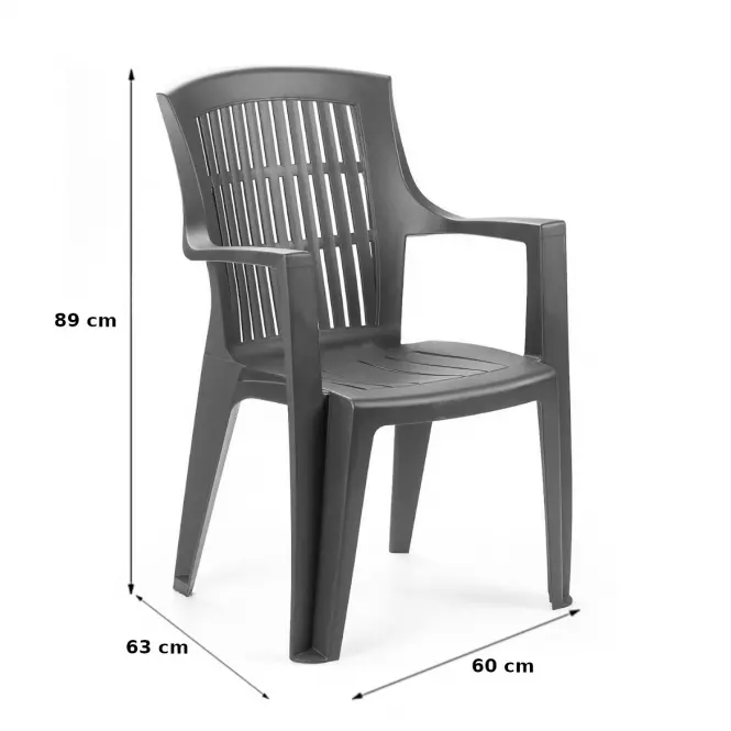 Plastična stolica Arpa zelena