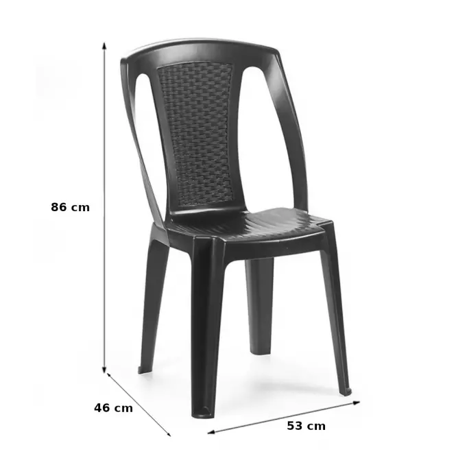 Plastična stolica Procida Moka