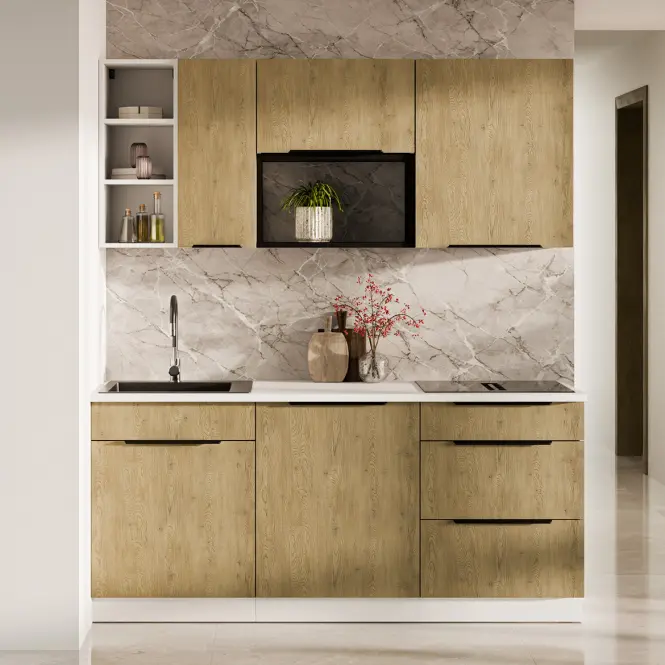 Kuhinjski ormarić Cremona Wh 90x90 Dn 2f Bb,13
