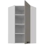 Kuhinjski ormarić Luna claygrey/bijeli 60x60 GN-108 1F (45°)