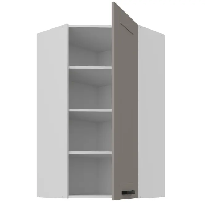 Kuhinjski ormarić Luna claygrey/bijeli 60x60 GN-108 1F (45°)