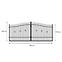 Vrata Marika 3,5M/1.3-1.5M ZN+RAL9005,2