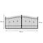 Vrata Marika 4M/1.3-1.5M ZN+RAL9005,2