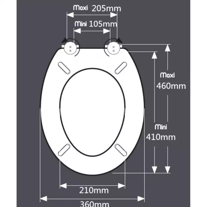 Wc daska Školjke