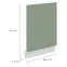 Prednja vrata Aria SA/WH 570x446 mm Anti Fingerprint,2