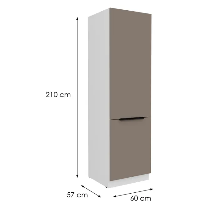 Kuhinjski ormarić Aria TA/WH Anti Fingerprint 60LO-210 2F,2