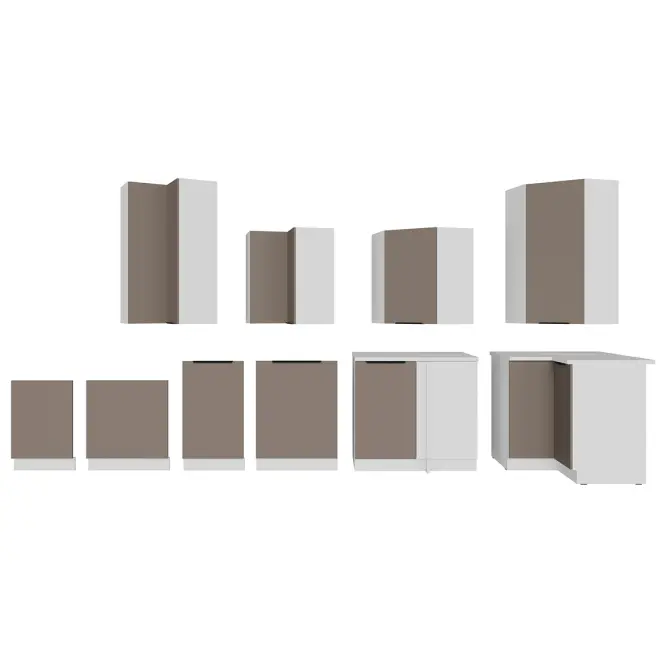 Kuhinjski ormarić Aria TA/WH Anti Fingerprint 90x90 Dn 2f Bb,11