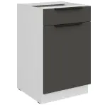 Kuhinjski ormarić Aria GR/WH Anti Fingerprint 50d 1f 1s Bb